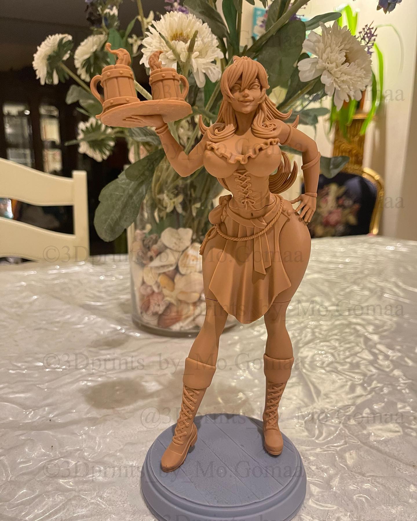 Tavern Barmaid Girl Model Kit By Digital Dark Pinups 18+