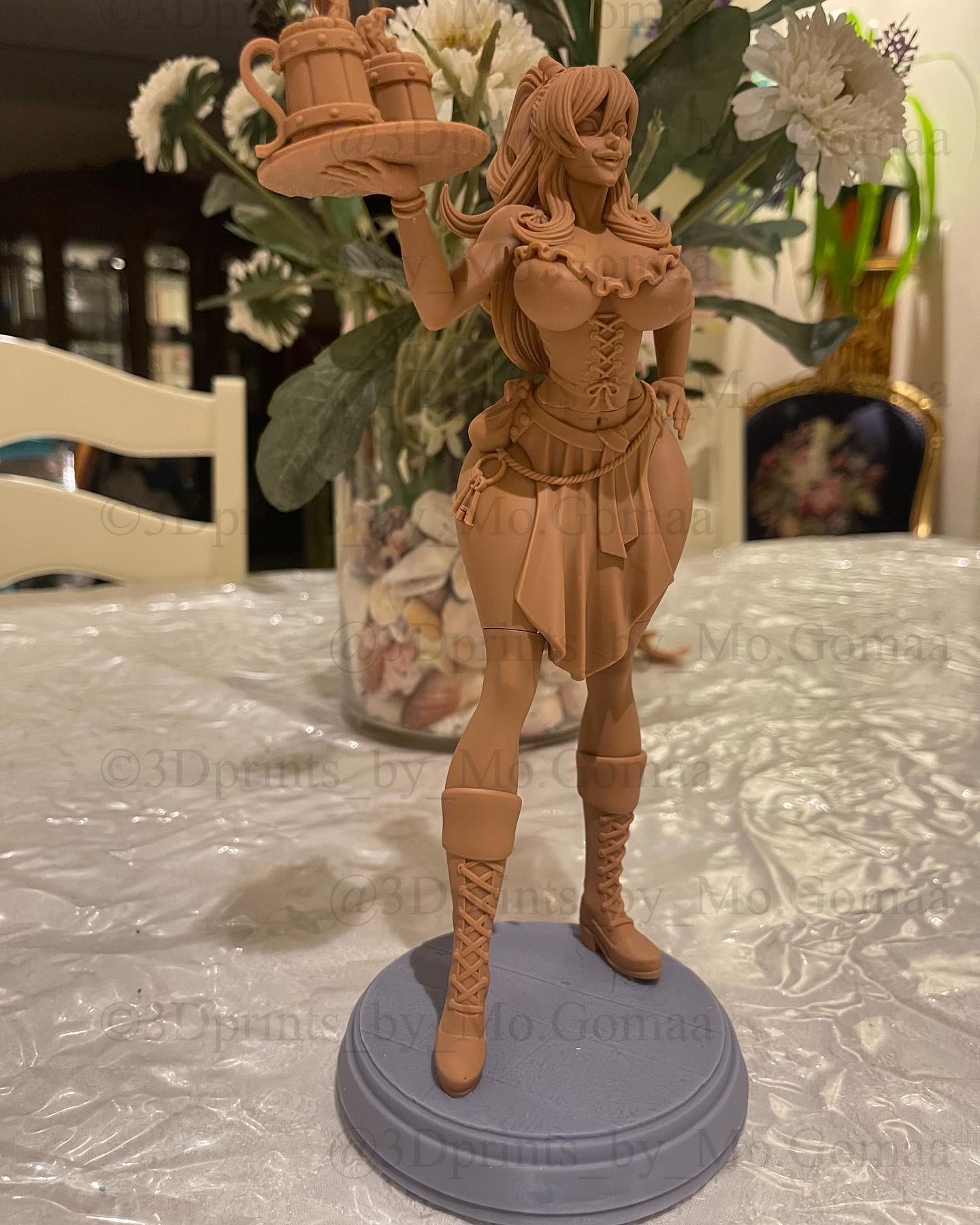 Tavern Barmaid Girl Model Kit By Digital Dark Pinups 18+