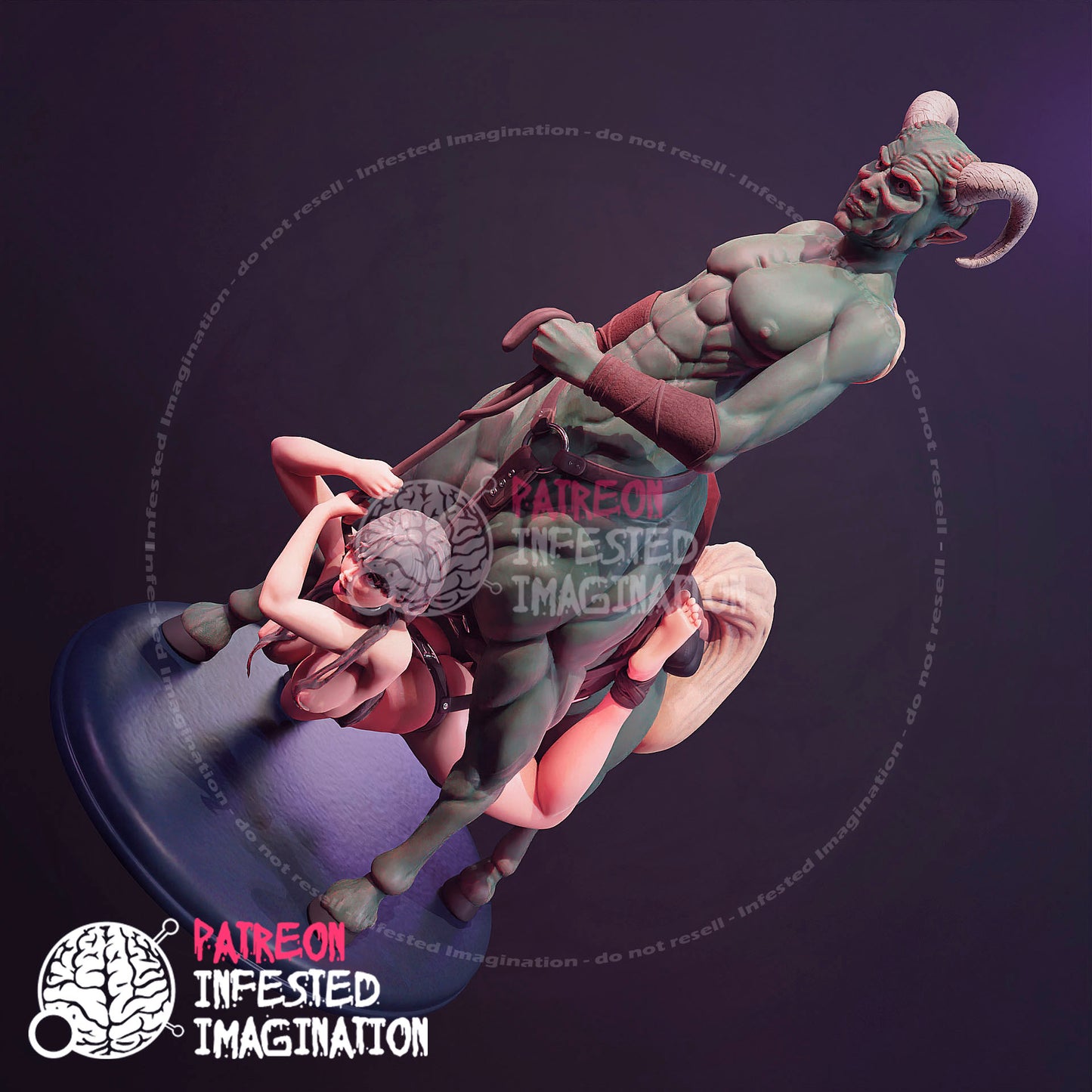 CENTAUR CREATURE FUCKING A VICTIM - Infested Imagination