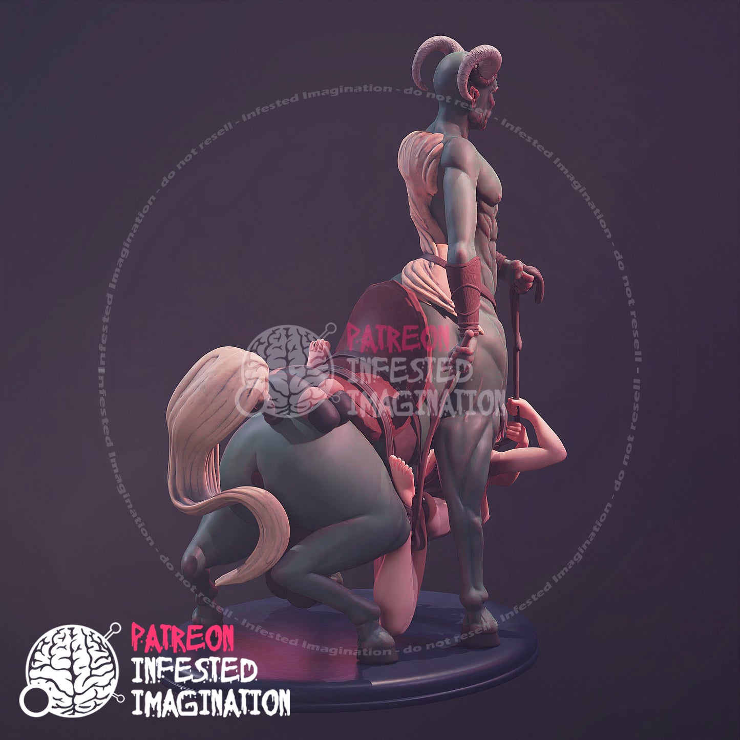 CENTAUR CREATURE FUCKING A VICTIM - Infested Imagination