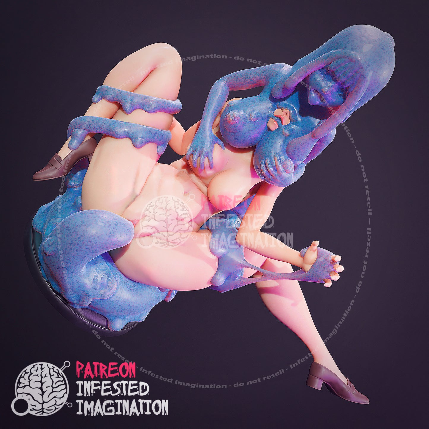 SLIME GIRL TAKING A VICTIM- Infested Imagination