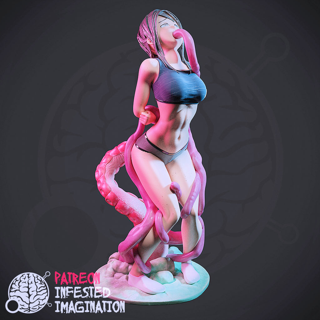 ANIME GIRL ABUSED BY TENTACLES - Infested Imagination