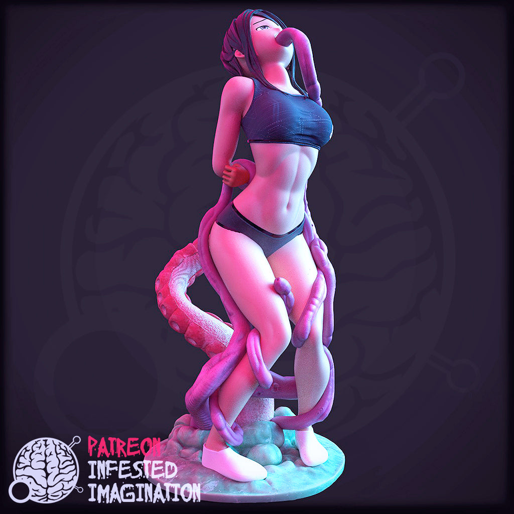 ANIME GIRL ABUSED BY TENTACLES - Infested Imagination