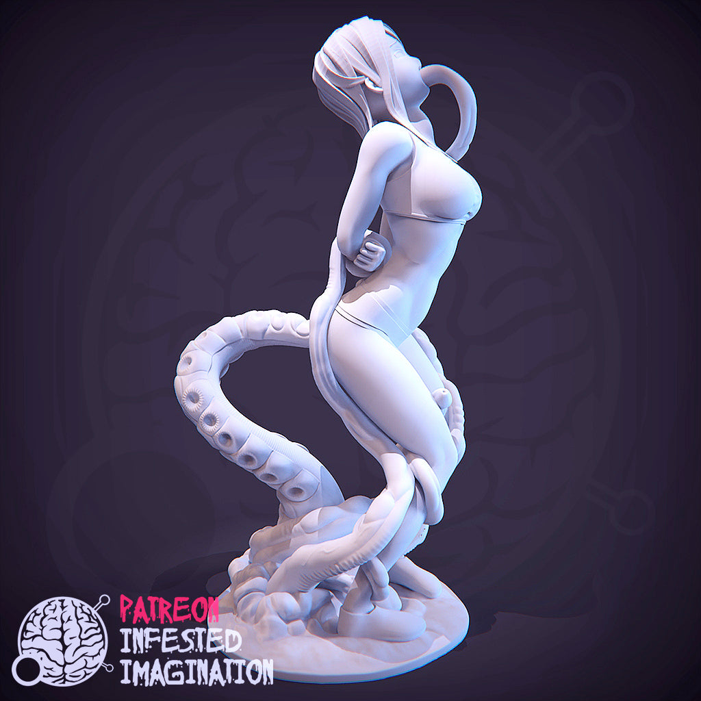 ANIME GIRL ABUSED BY TENTACLES - Infested Imagination