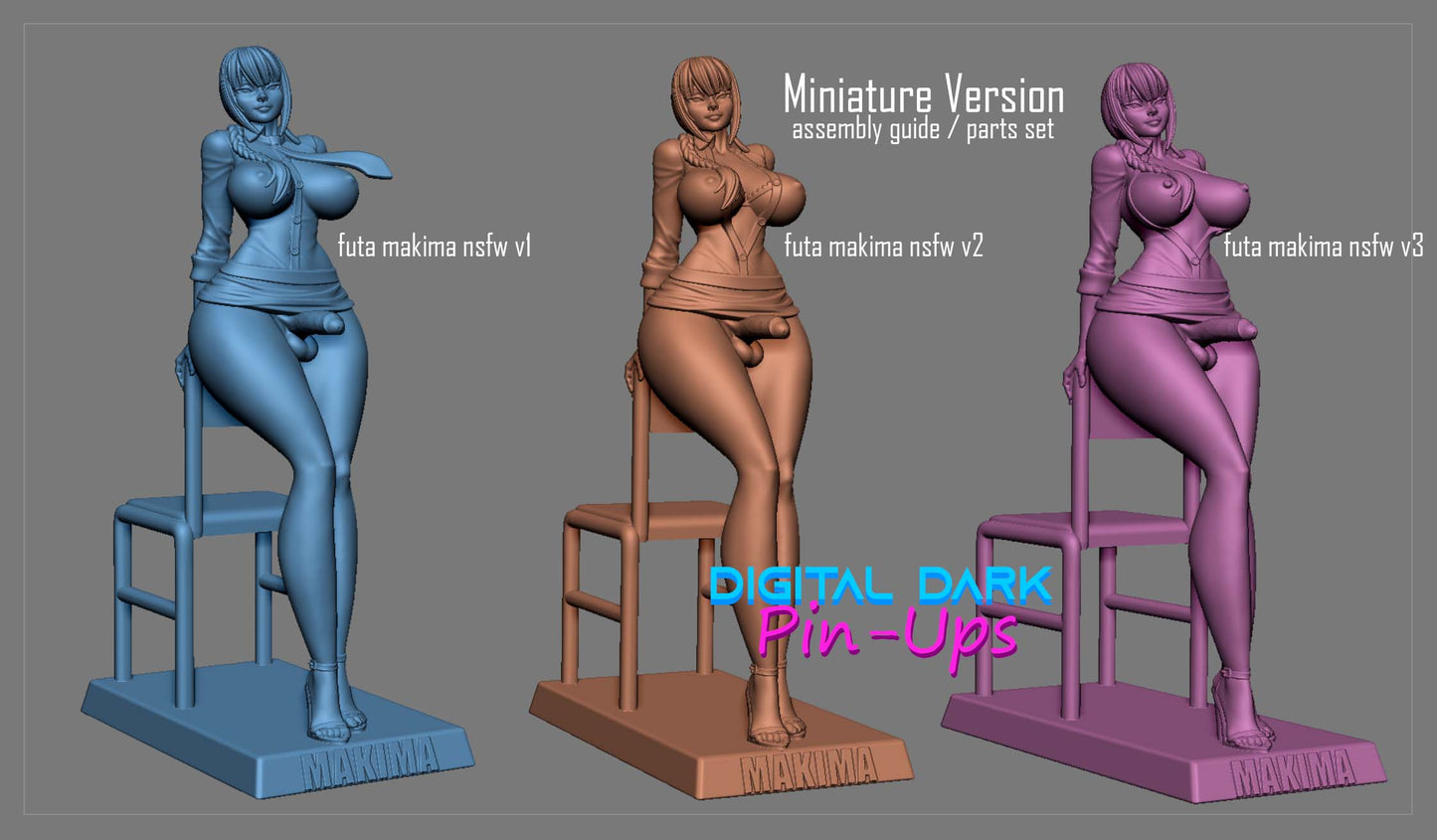 Makima - Teacher Model Kit By Digital Dark Pinups 18+