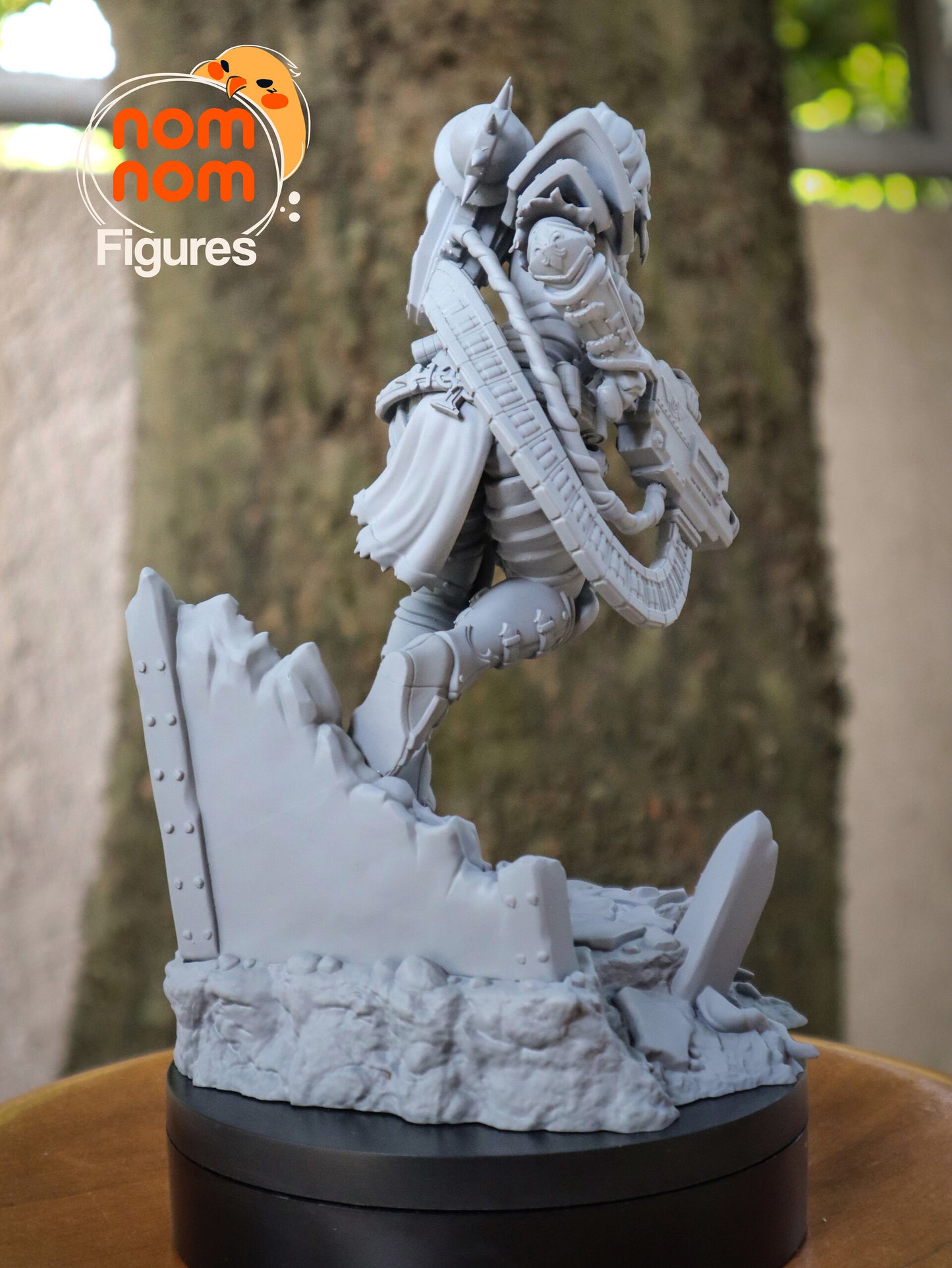 Warhammy Waifu 3D Printed Model by Nomnom Figures