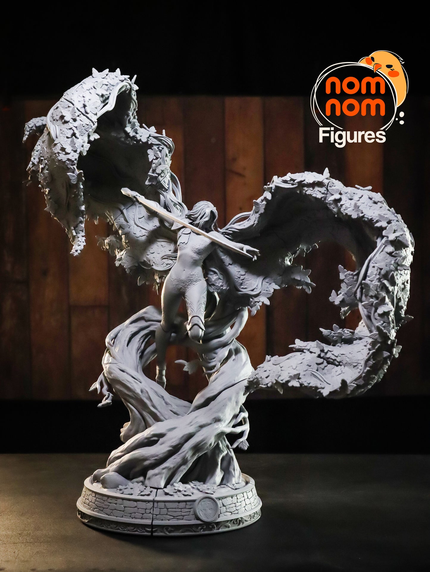Malenia Goddess of Rot 3D Printed Model by Nomnom Figures