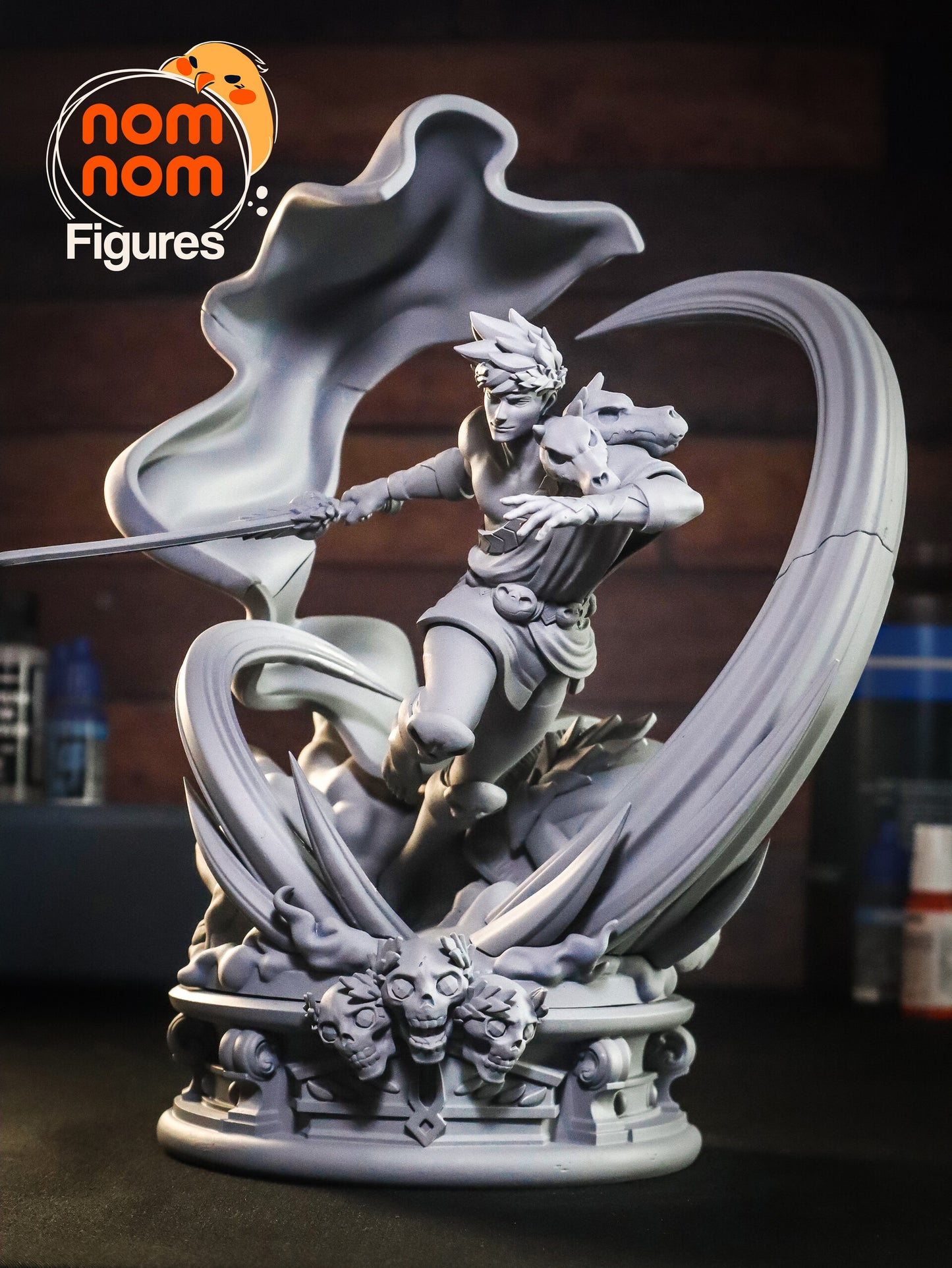 Zagreus - Hades 3D Printed Fanmade Model by Nomnom Figures