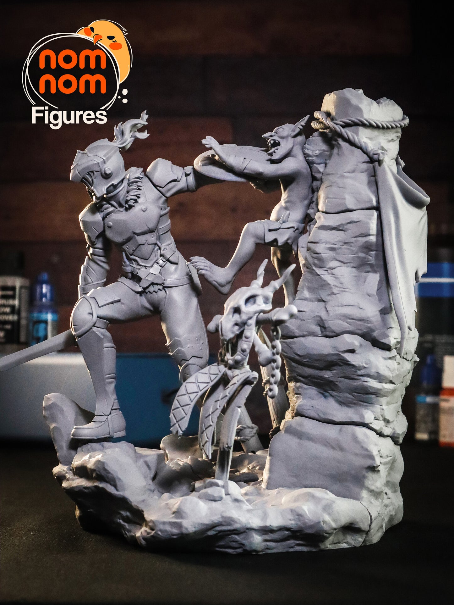 Orcbolg - Goblin Slayer 3D Printed Fanmade Model by Nomnom Figures