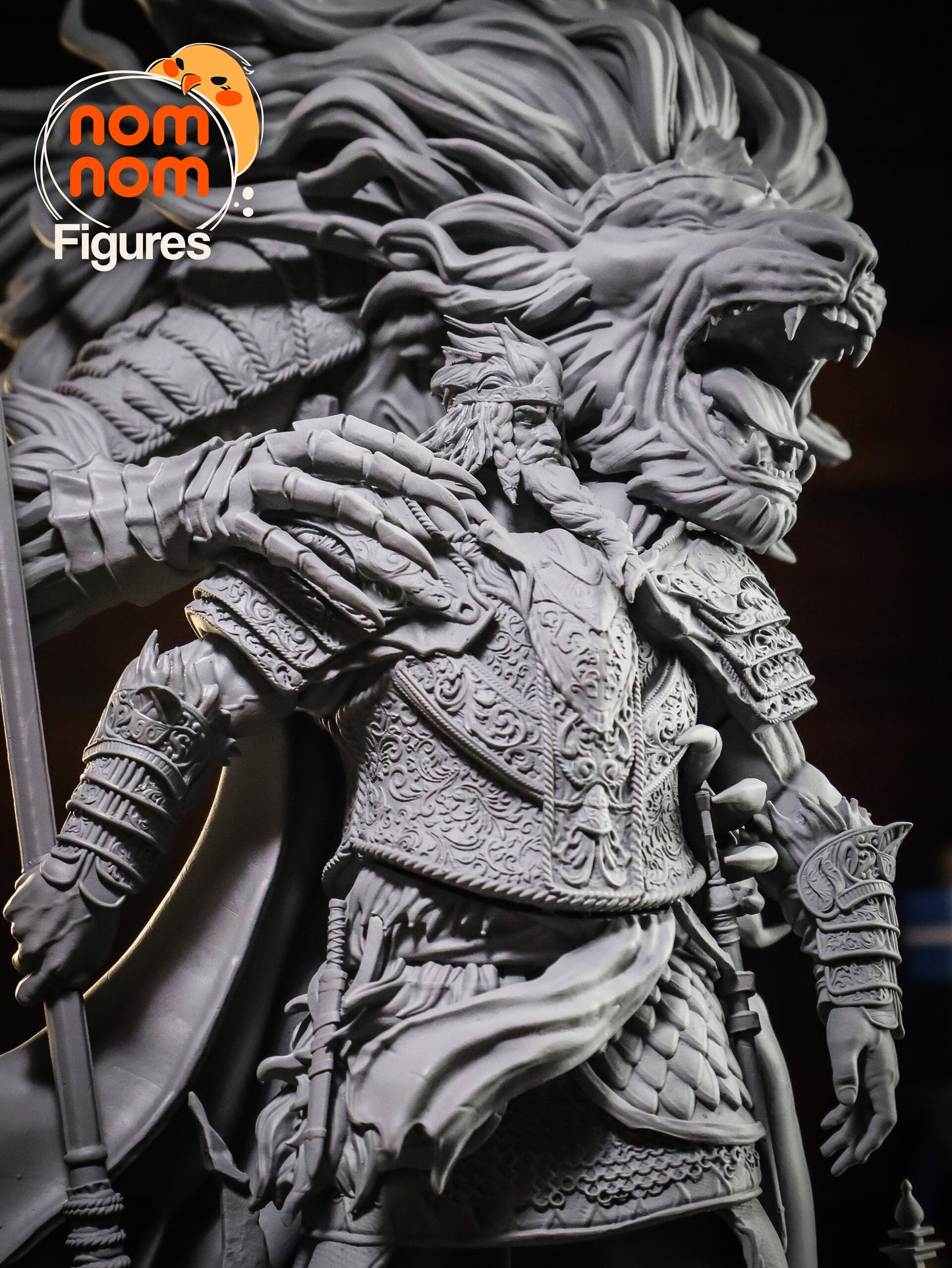 Godfrey - The First Elden Lord - Elden Ring 3D Printed Fanmade Model by Nomnom Figures