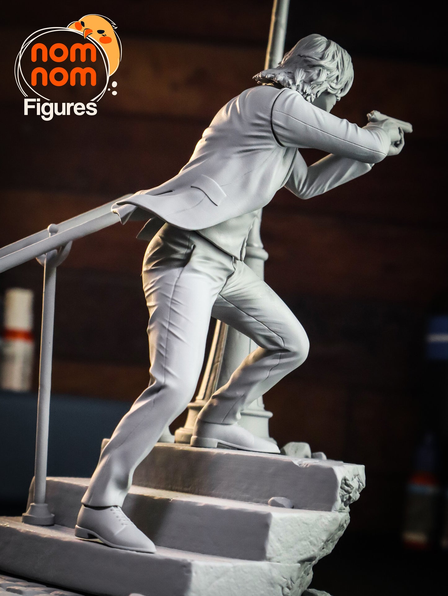 John Wick 3D Printed Model by Nomnom Figures