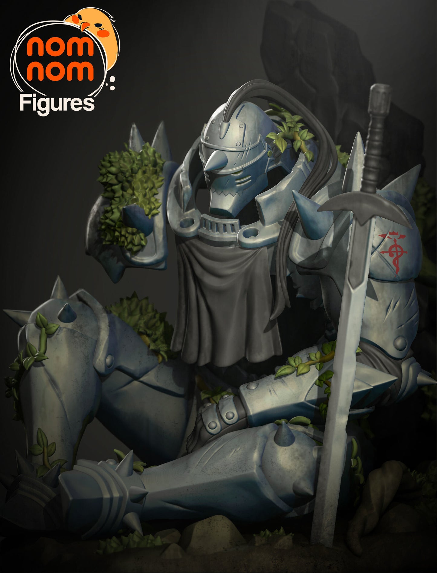 Alphonse - Fullmetal Alchemist 3D Printed Fanmade Model by Nomnom Figures