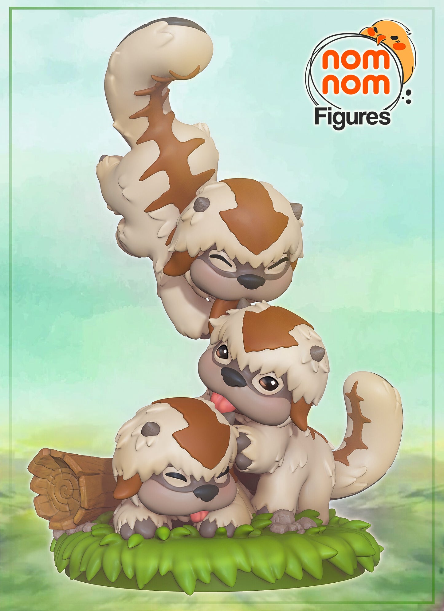 Chibi Baby Skybison - Avatar 3D Printed Fanmade Model by Nomnom Figures