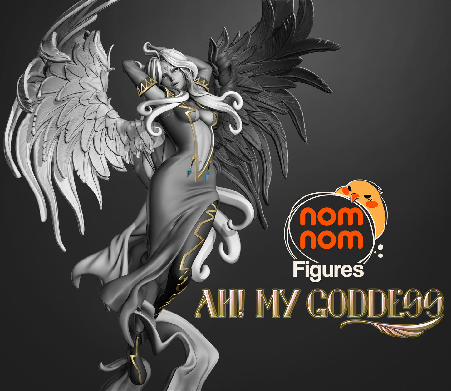 Urd - Ah! My Goddess! 3D Printed Fanmade Model by Nomnom Figures