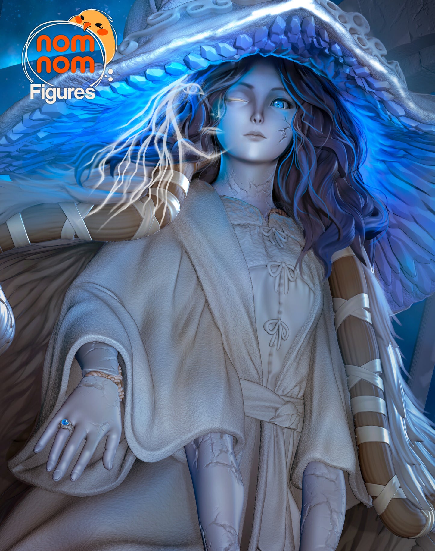 Ranni the Witch 3D Printed Fanmade Model by Nomnom Figures