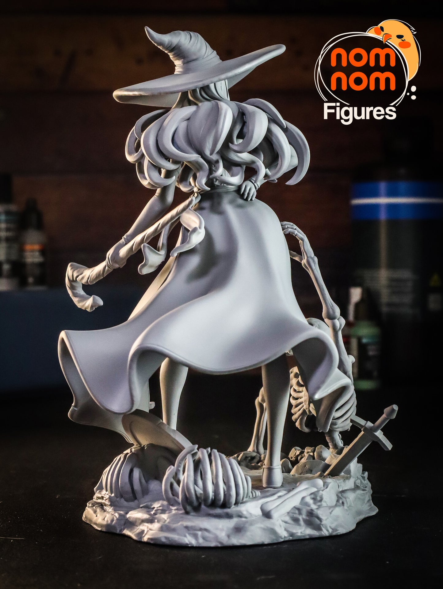 Sorceress - Dragon's Crown 3D Printed Model by Nomnom Figures