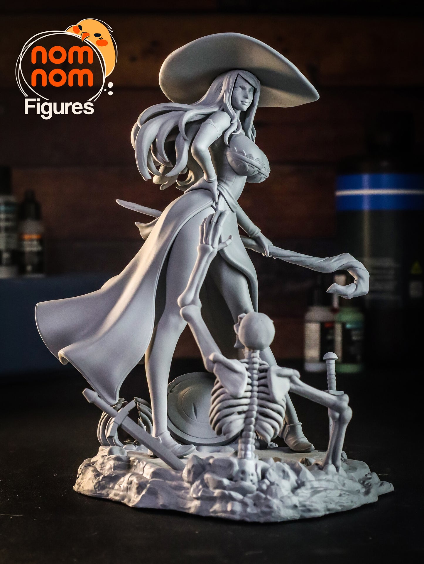 Sorceress - Dragon's Crown 3D Printed Model by Nomnom Figures