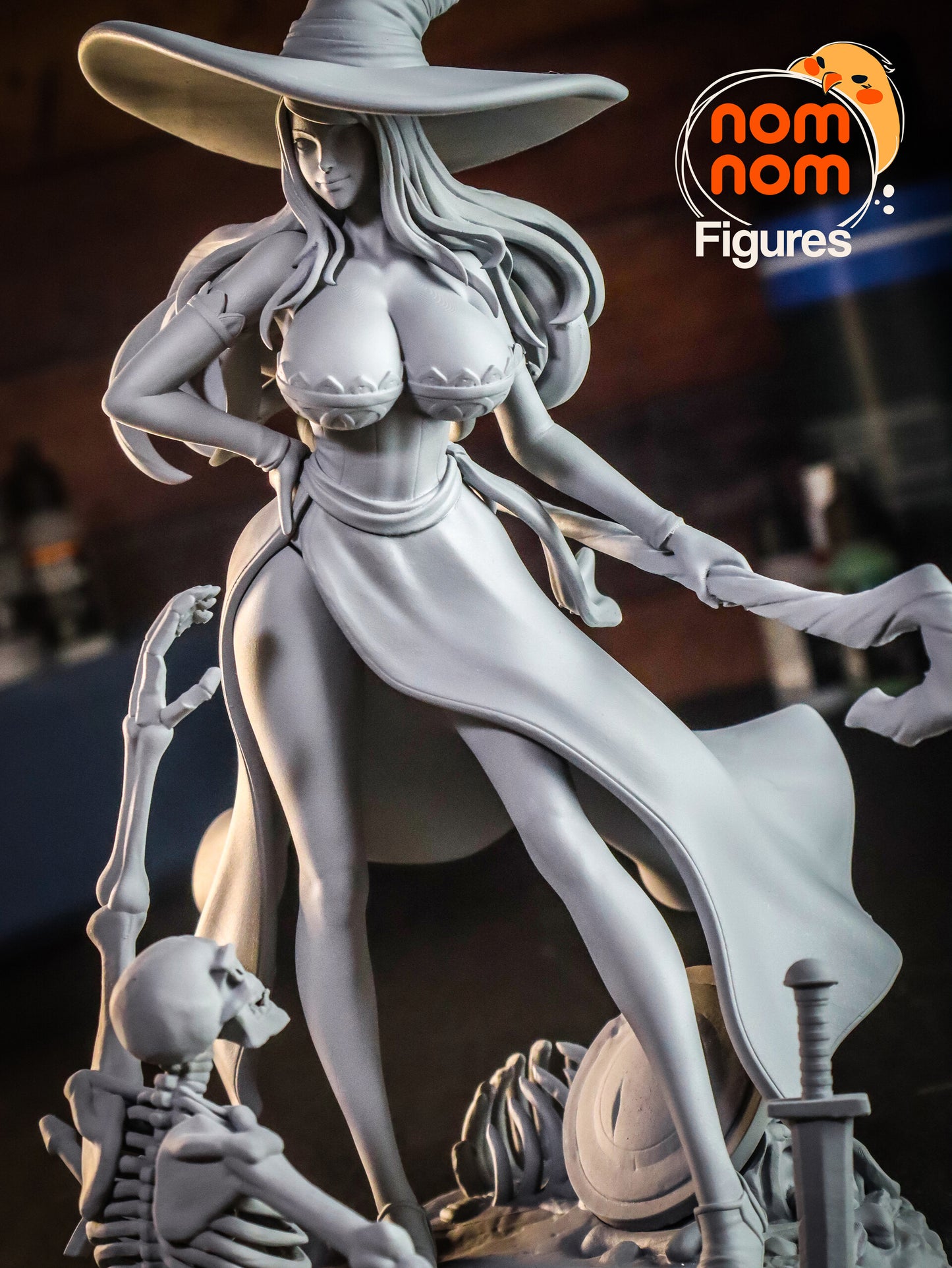 Sorceress - Dragon's Crown 3D Printed Model by Nomnom Figures