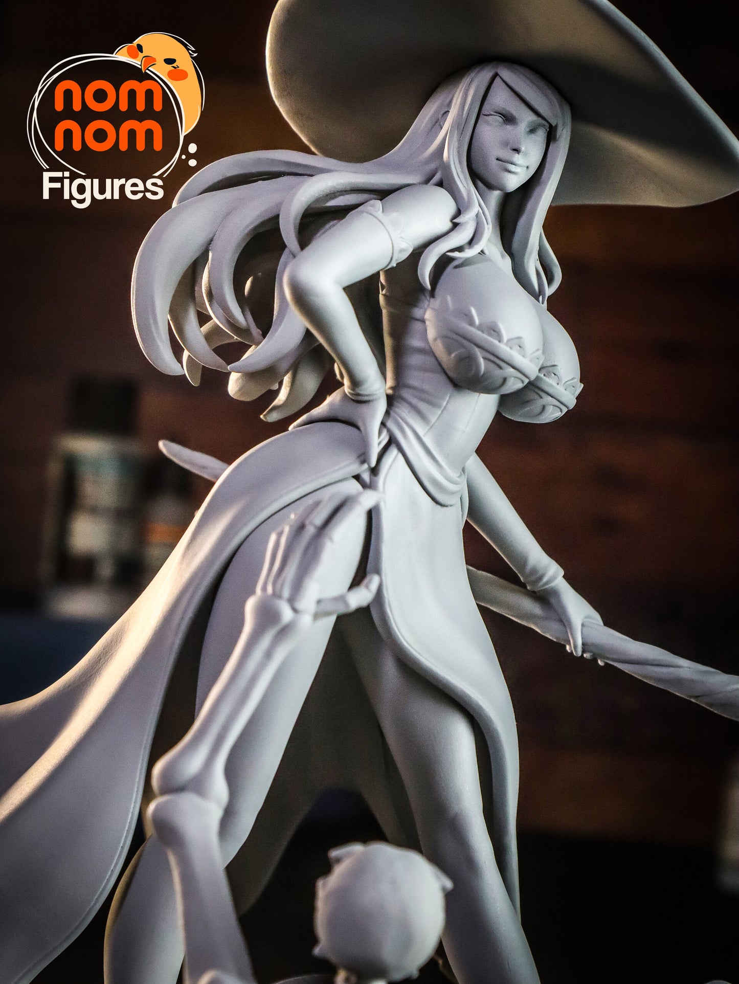 Sorceress - Dragon's Crown 3D Printed Model by Nomnom Figures