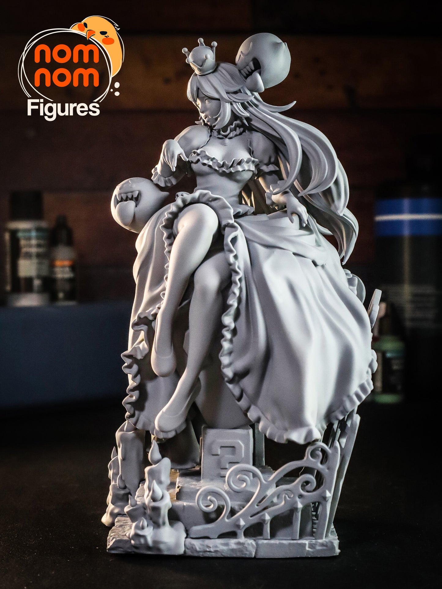Booette - Super Mario 3D Printed Fanmade Model by Nomnom Figures
