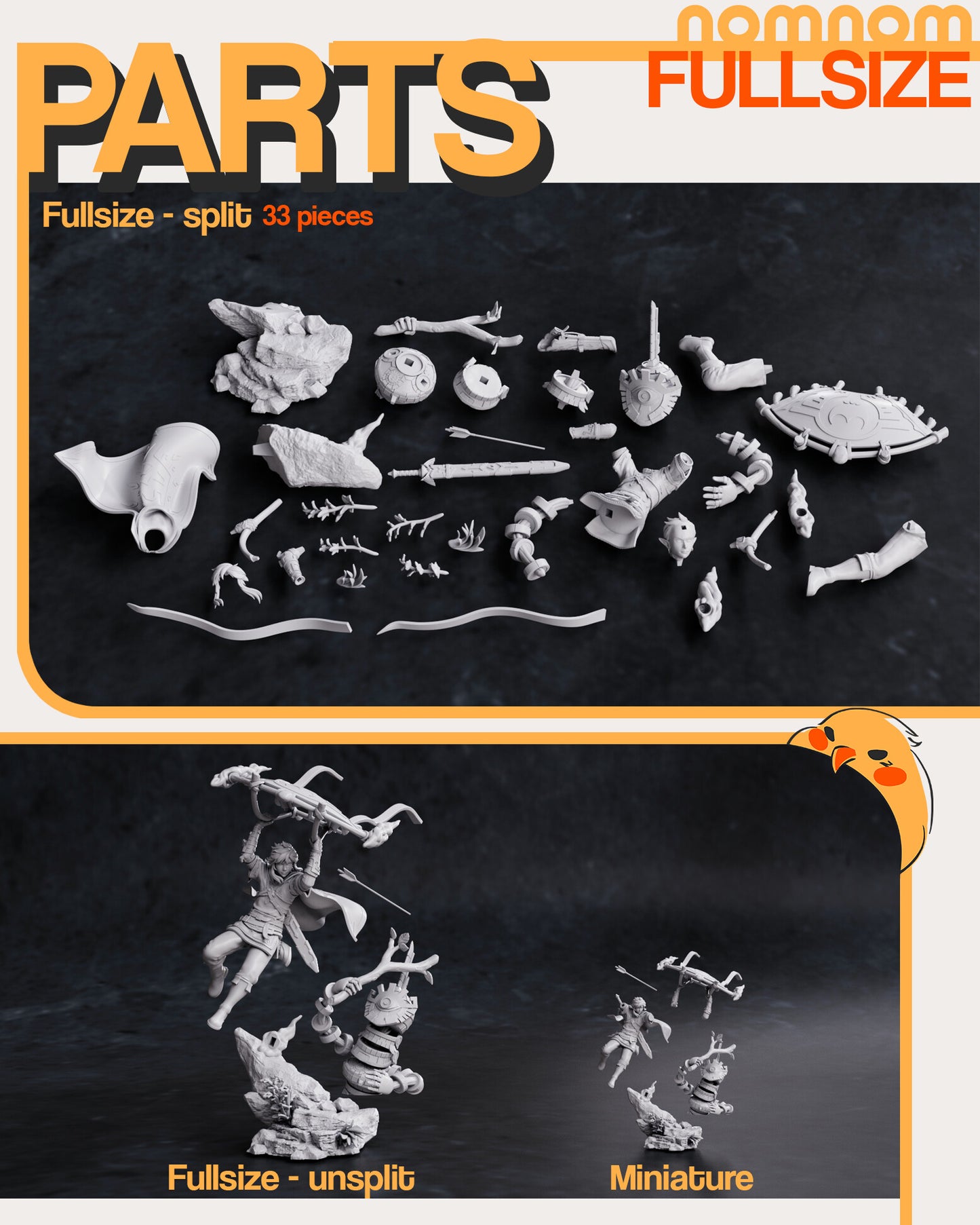 Tears Of The Kingdom Fan inspired Model by Nomnom Figures