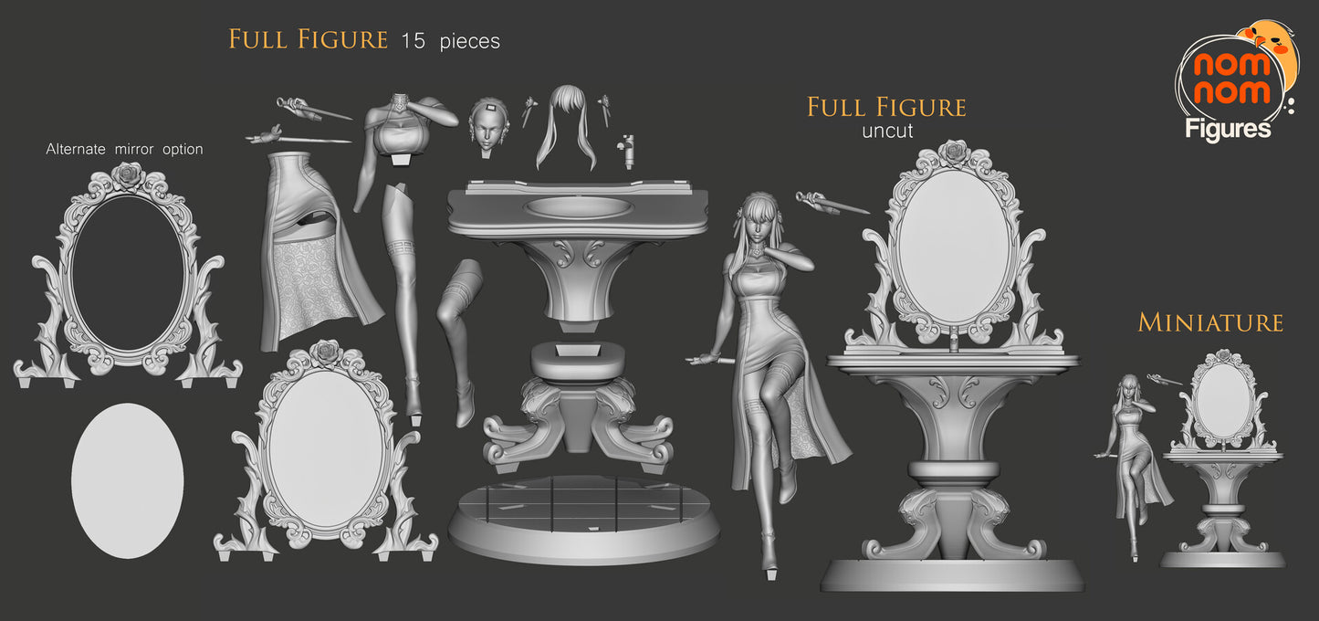 Yor Forger - Spy X Family 3D Printed Fanmade Model by Nomnom Figures