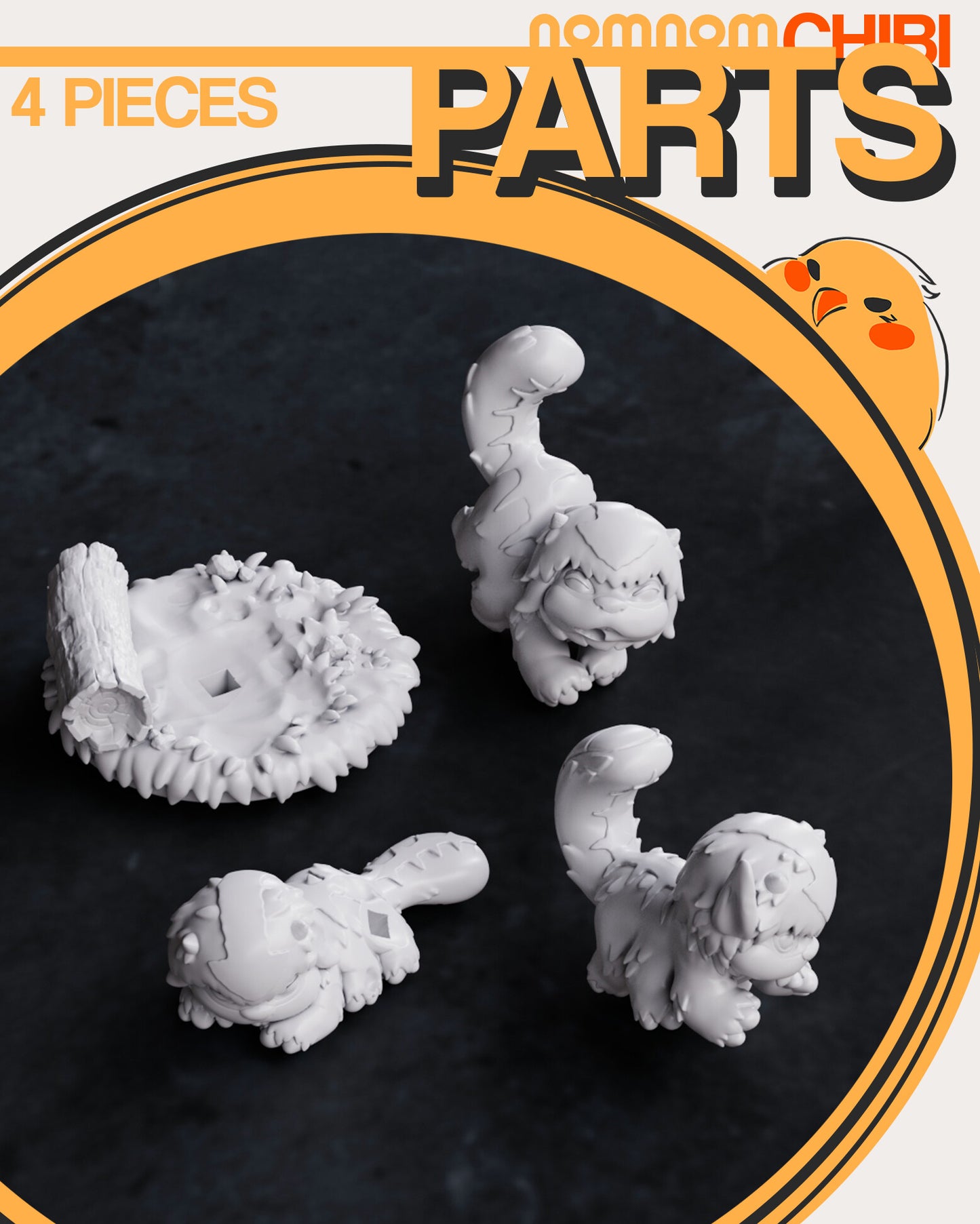 Chibi Baby Skybison - Avatar 3D Printed Fanmade Model by Nomnom Figures