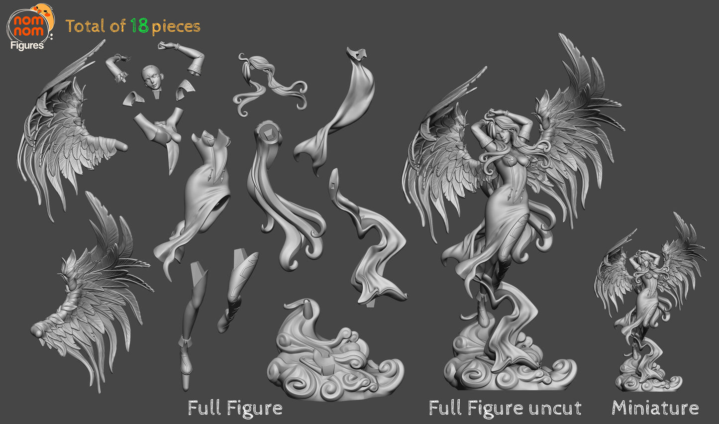 Urd - Ah! My Goddess! 3D Printed Fanmade Model by Nomnom Figures