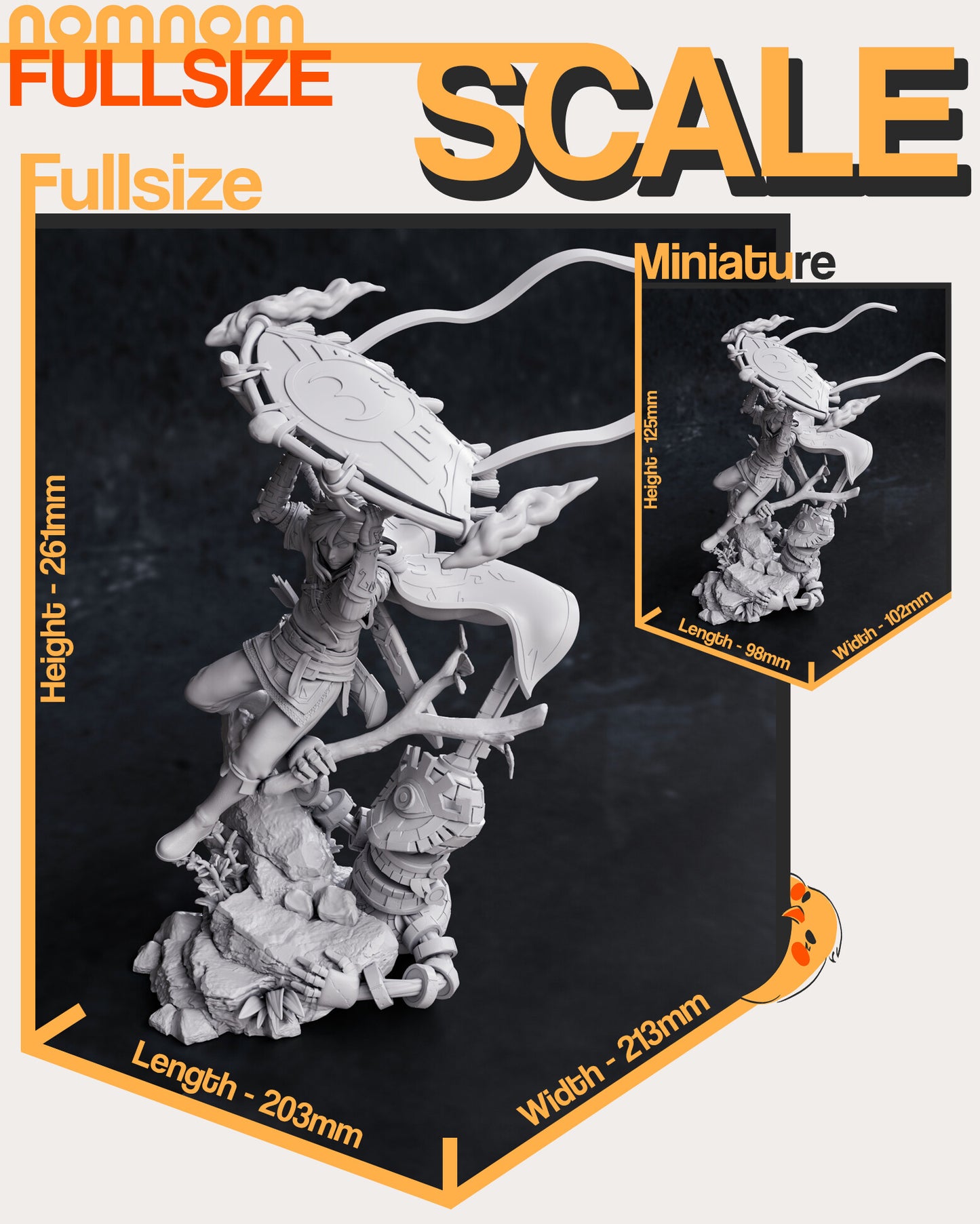 Tears Of The Kingdom Fan inspired Model by Nomnom Figures