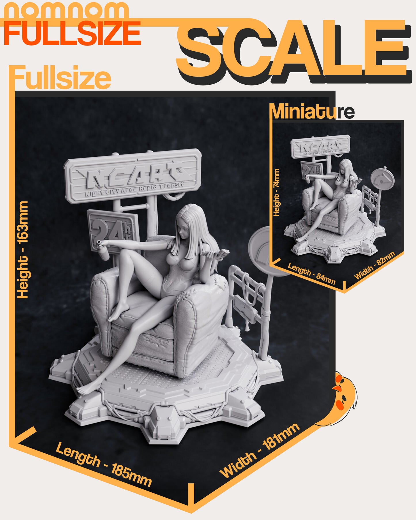 Rebecca - Cyberpunk Edgerunners 3D Printed Fanmade Model by Nomnom Figures