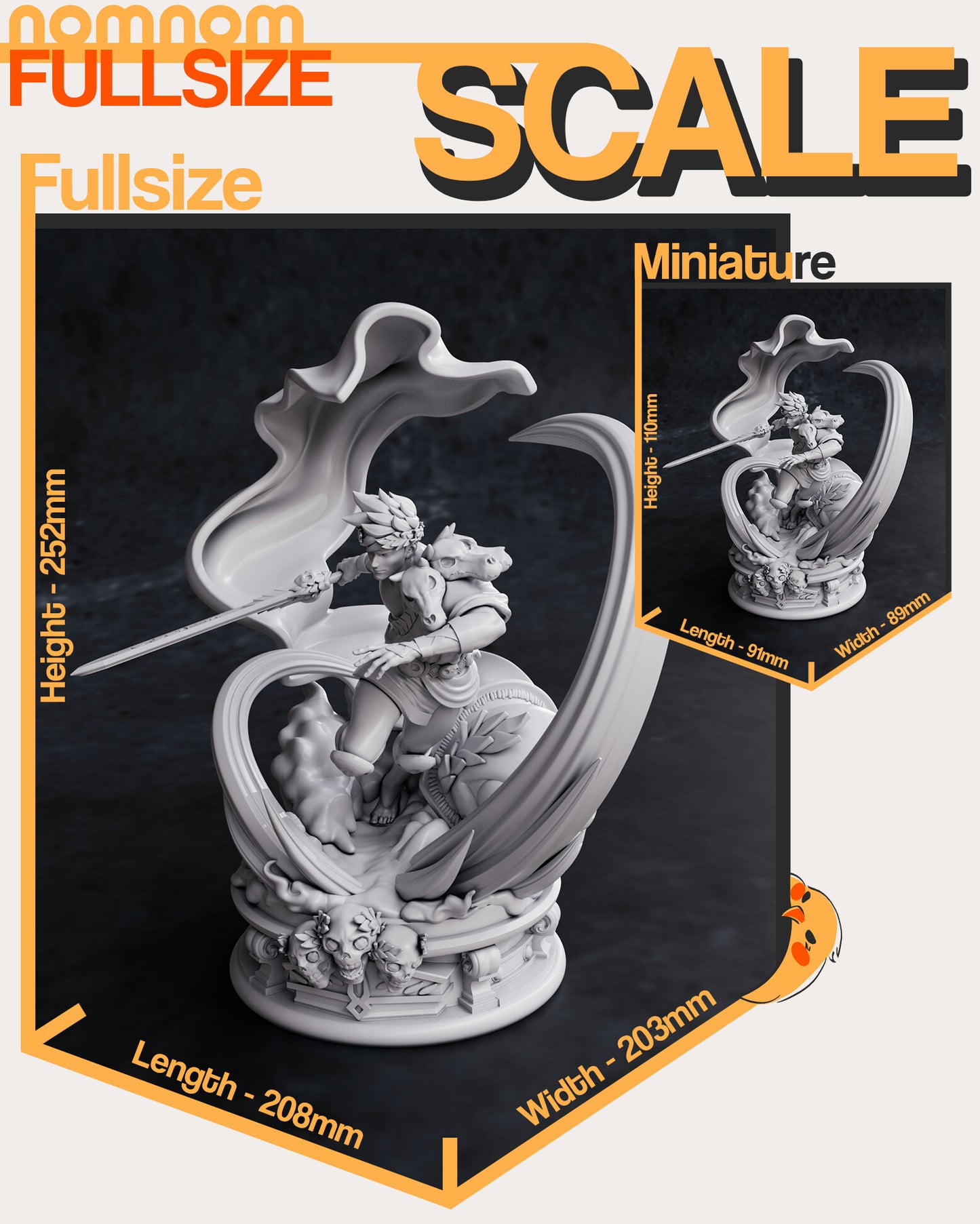 Zagreus - Hades 3D Printed Fanmade Model by Nomnom Figures