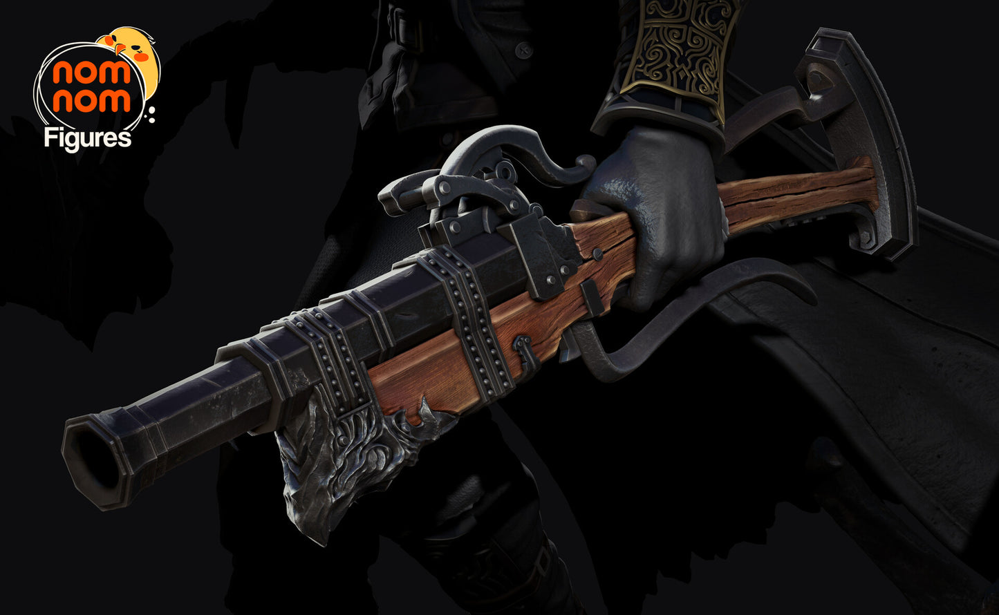Hunter - Bloodborne 3D Printed Fanmade Model by Nomnom Figures