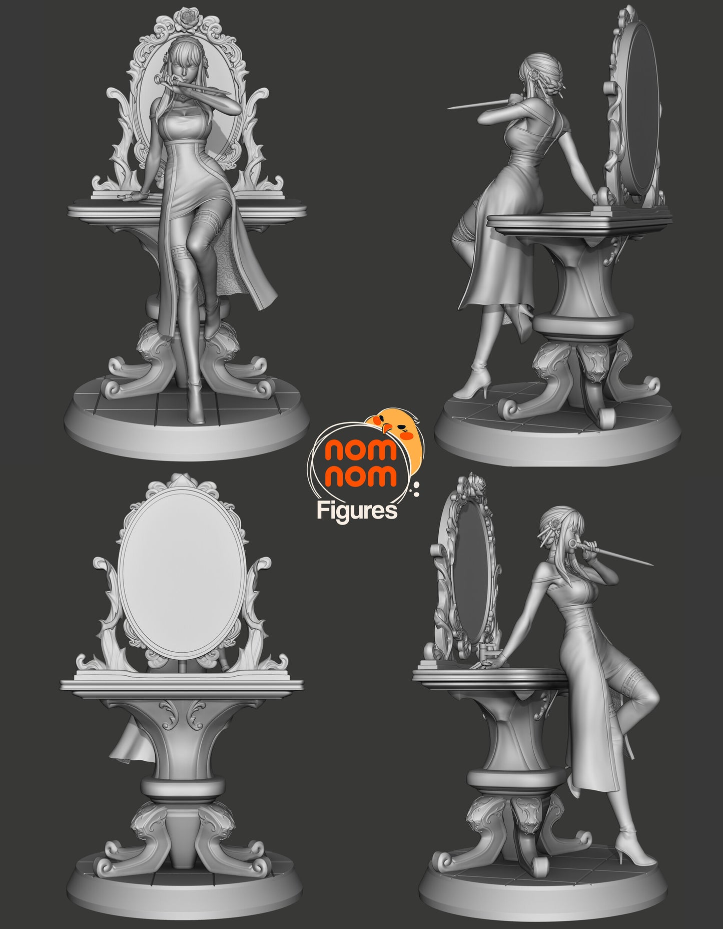 Yor Forger - Spy X Family 3D Printed Fanmade Model by Nomnom Figures