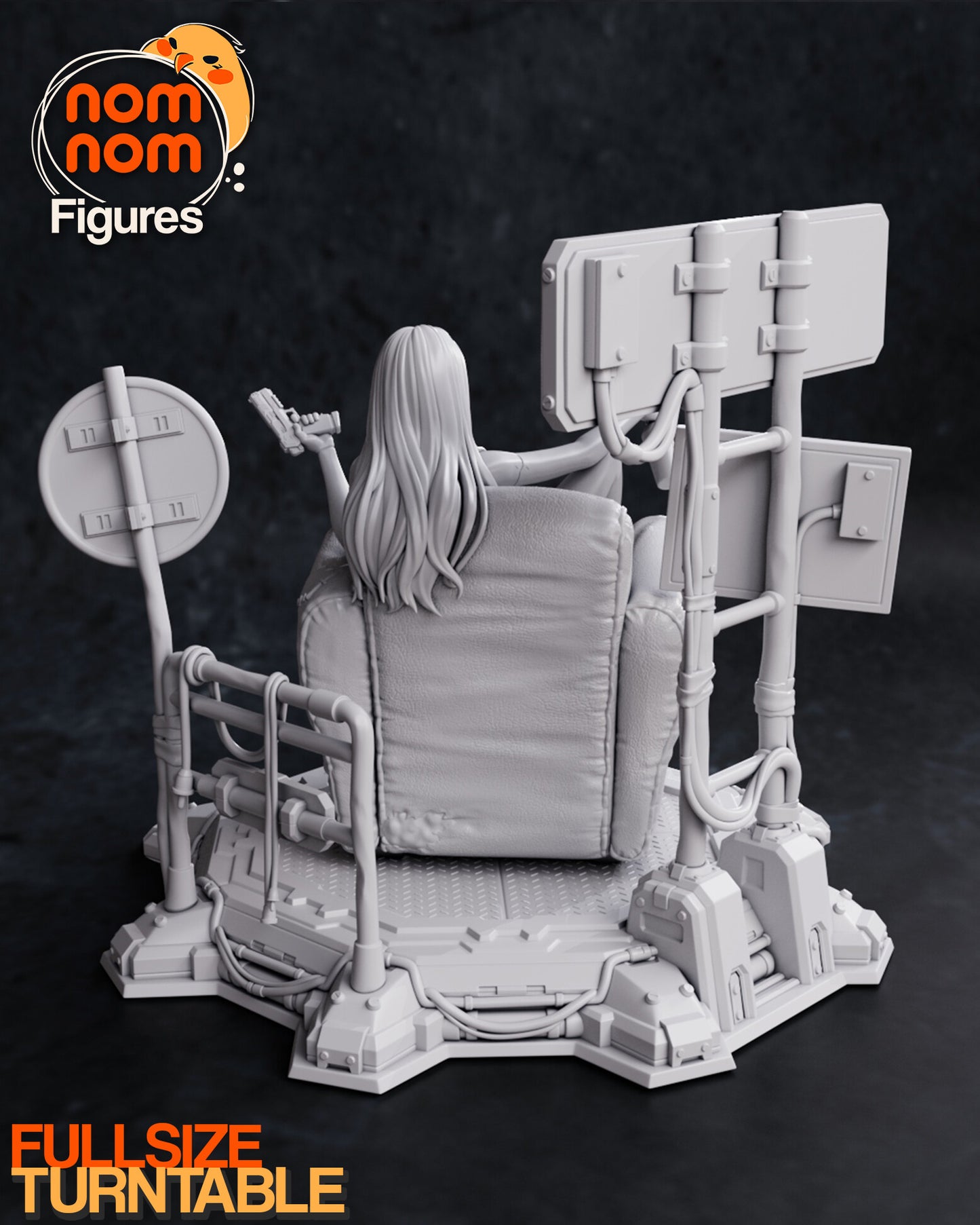 Rebecca - Cyberpunk Edgerunners 3D Printed Fanmade Model by Nomnom Figures