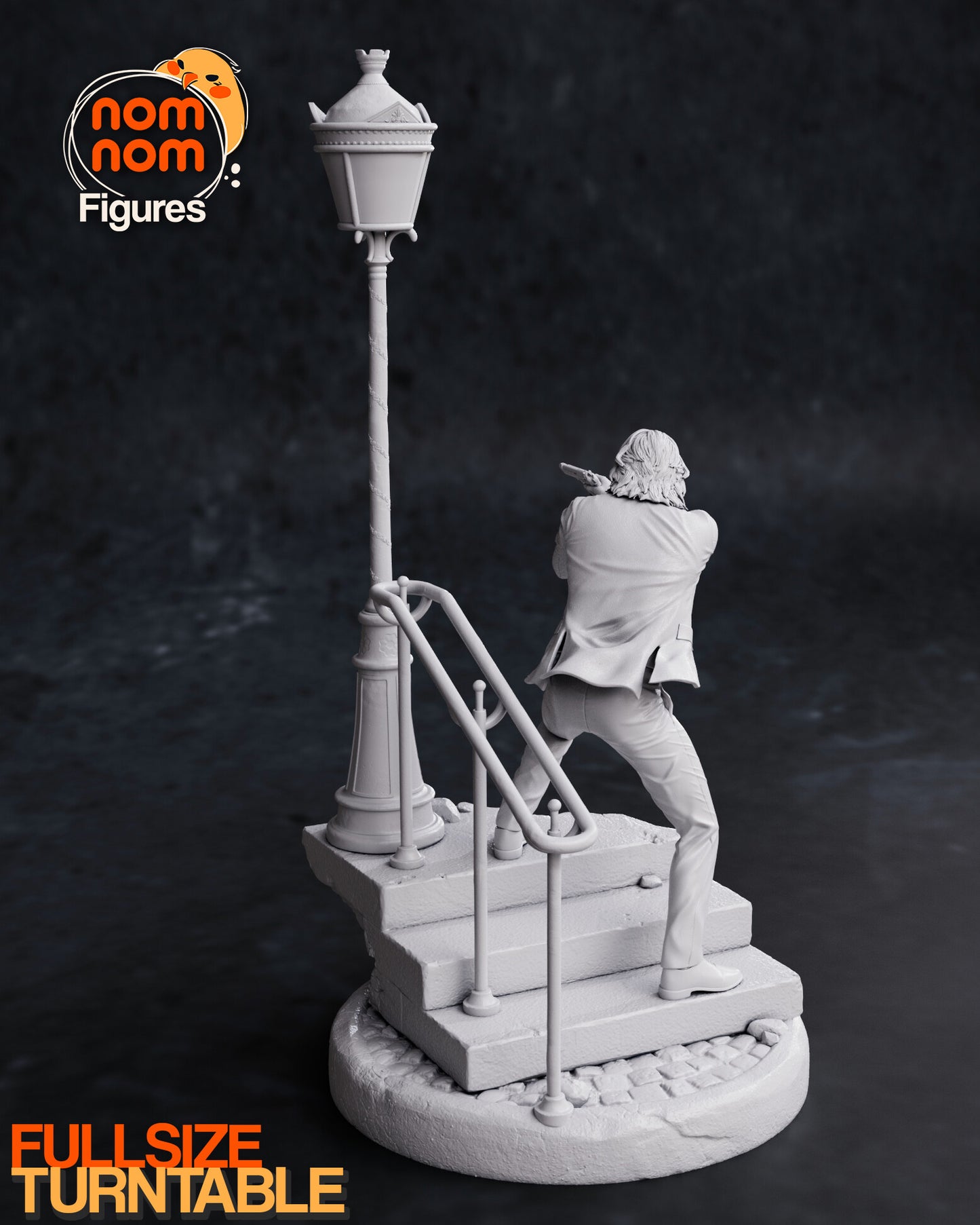 John Wick 3D Printed Model by Nomnom Figures