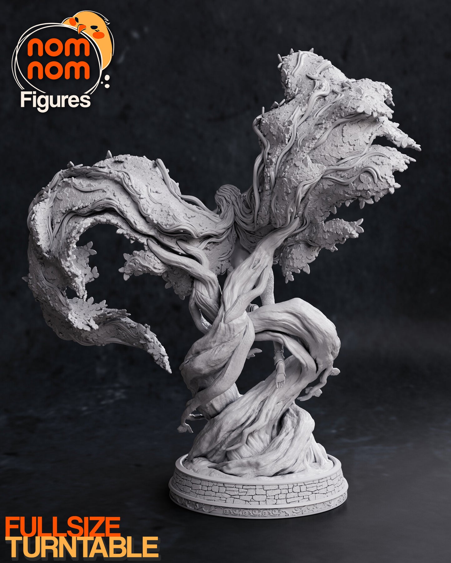 Malenia Goddess of Rot 3D Printed Model by Nomnom Figures