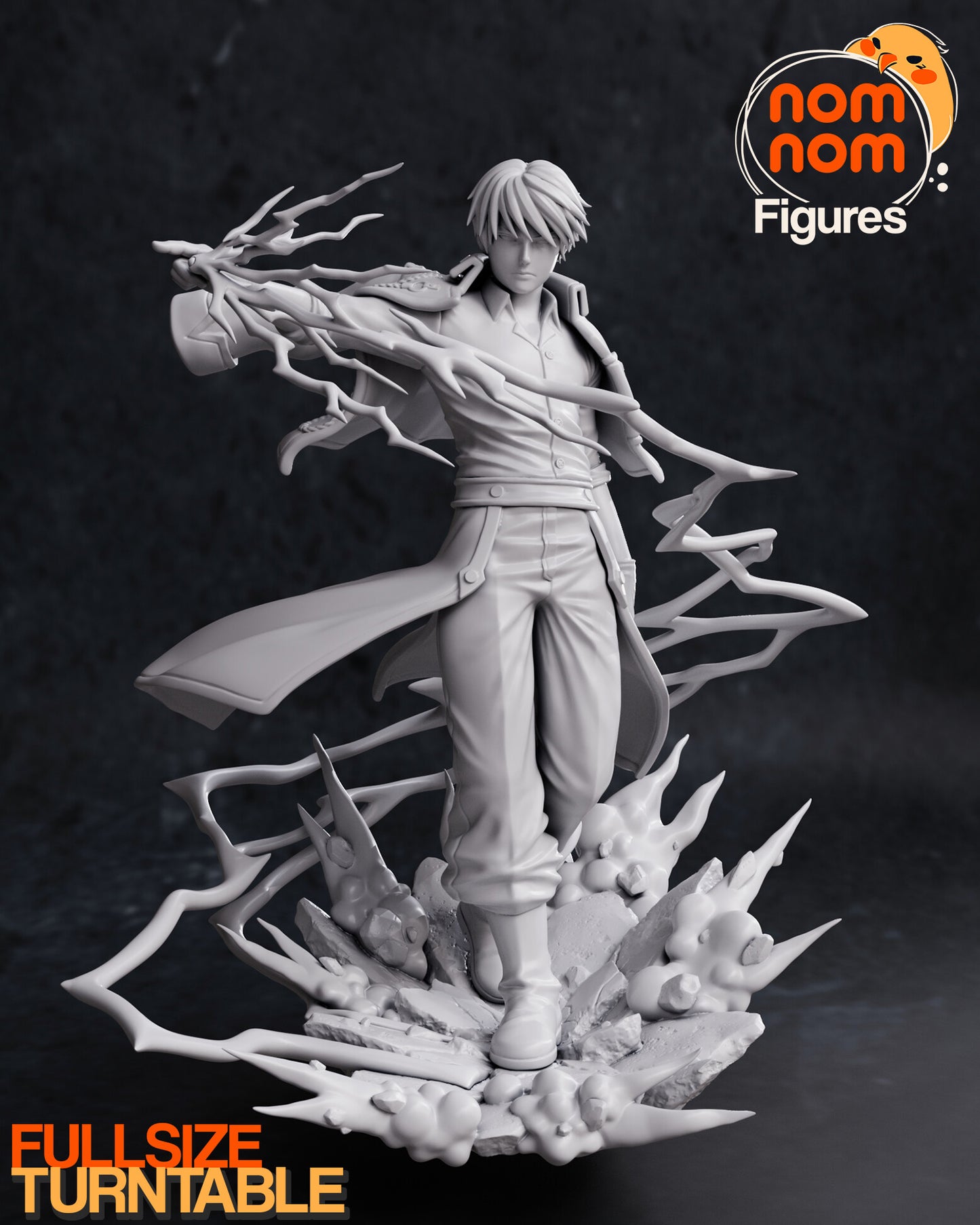 Roy Mustang - Fullmetal Alchemist 3D Printed Fanmade Model by Nomnom Figures