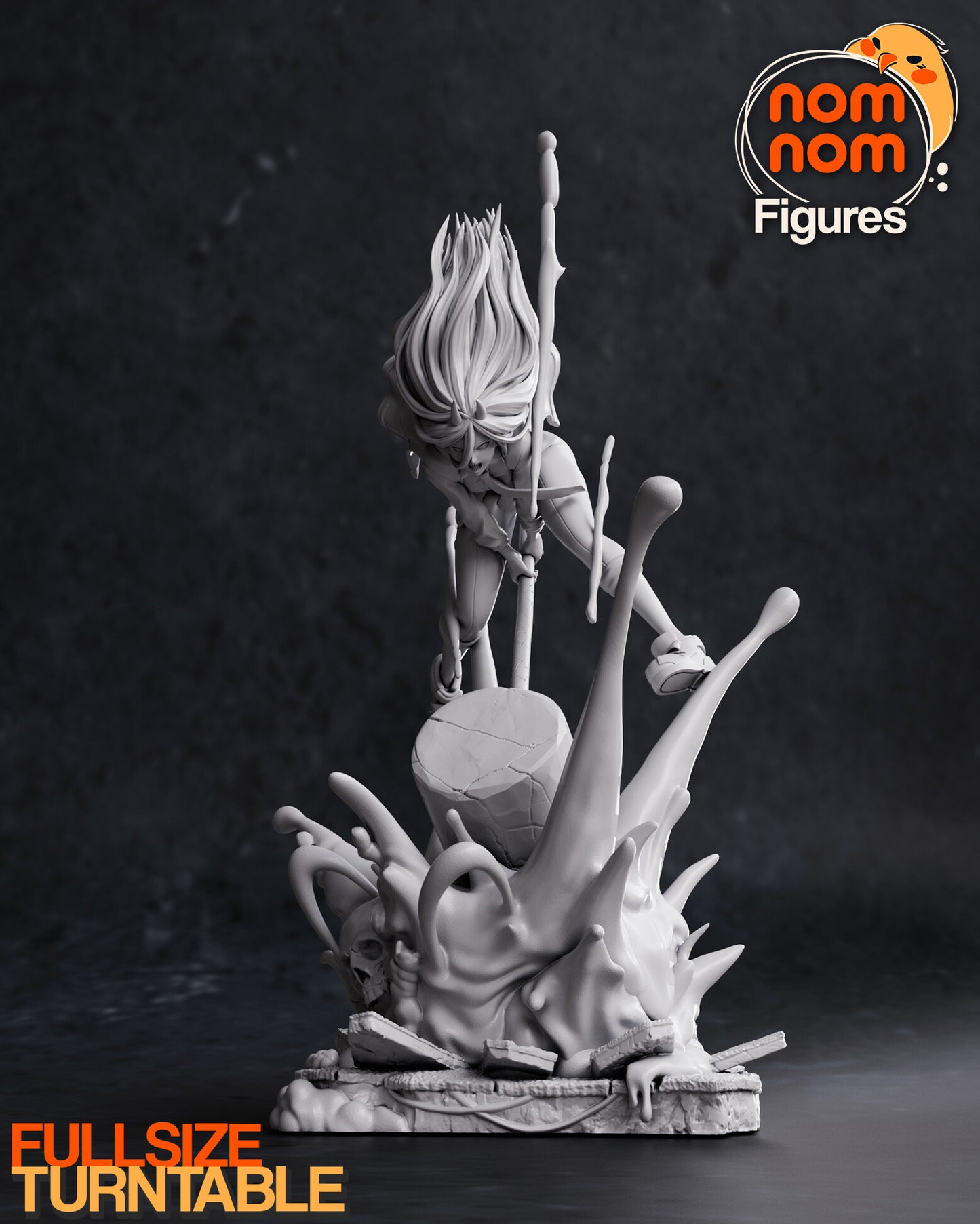 Power - Chainsaw man 3D Printed Model by Nomnom Figures