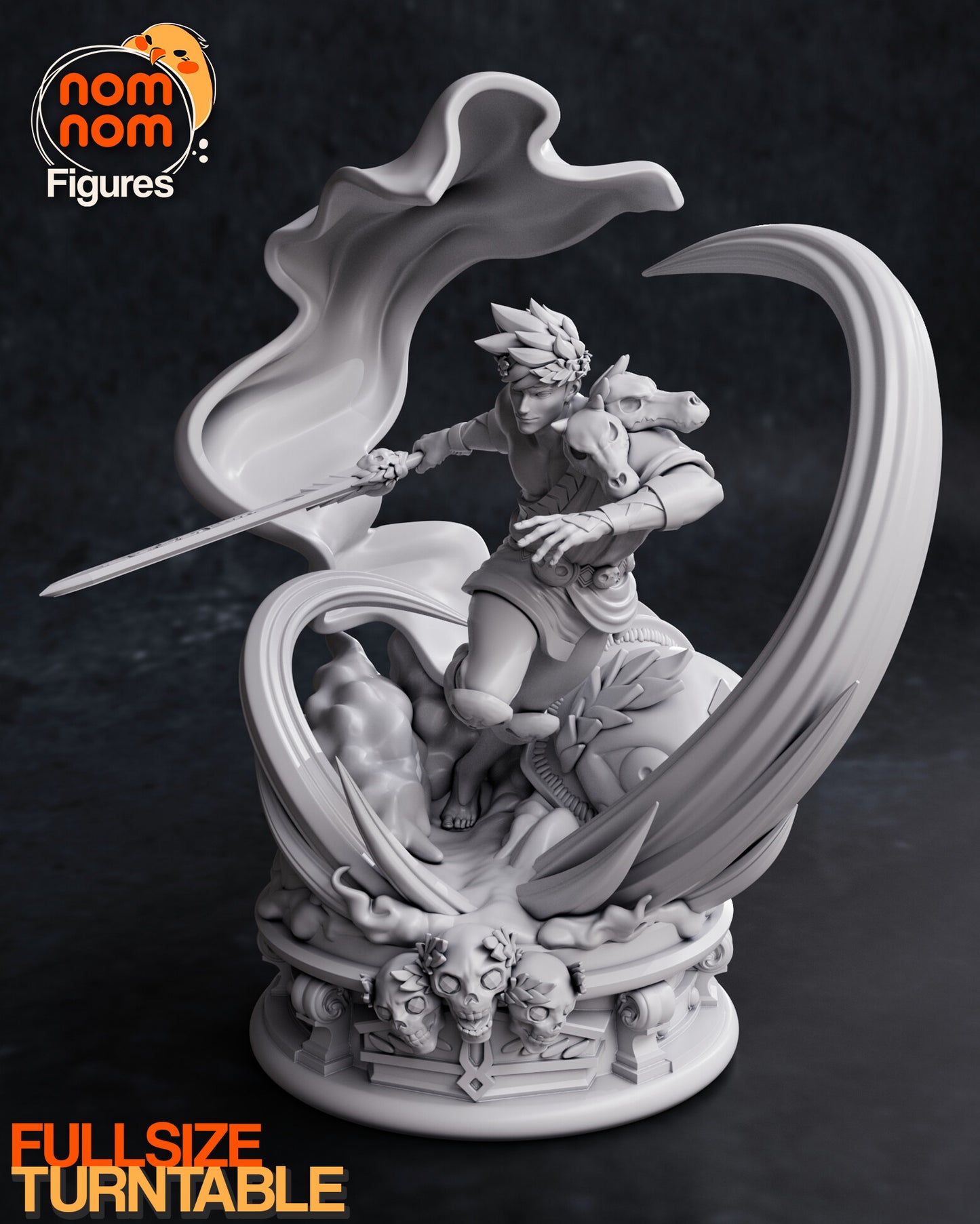 Zagreus - Hades 3D Printed Fanmade Model by Nomnom Figures
