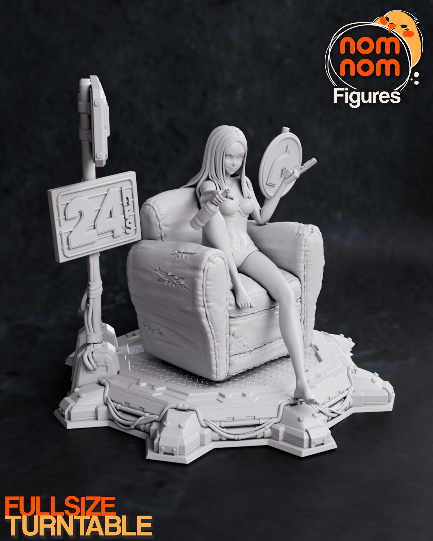 Rebecca - Cyberpunk Edgerunners 3D Printed Fanmade Model by Nomnom Figures
