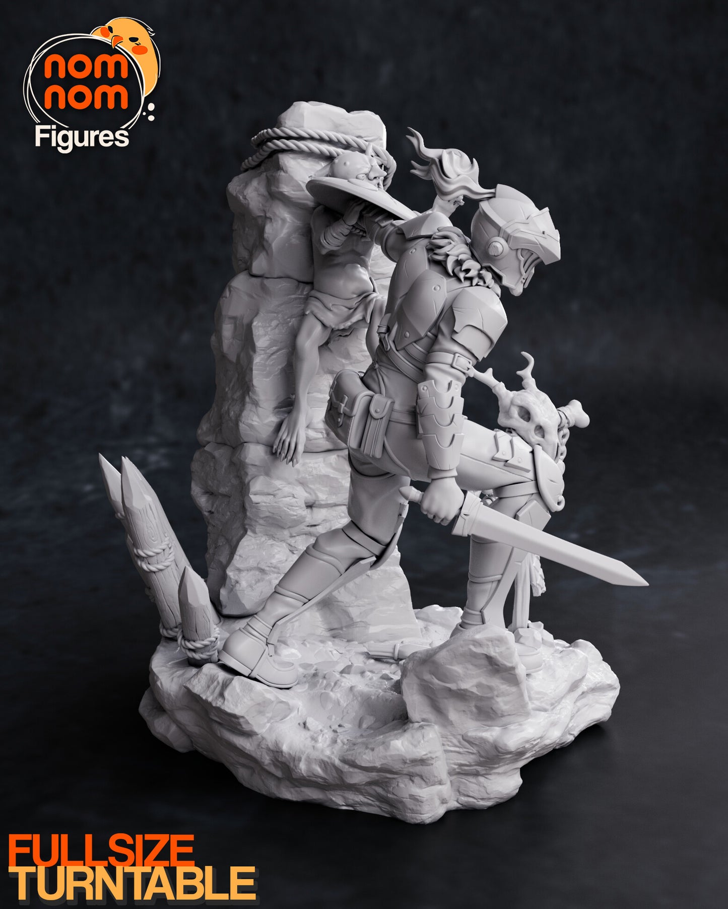 Orcbolg - Goblin Slayer 3D Printed Fanmade Model by Nomnom Figures