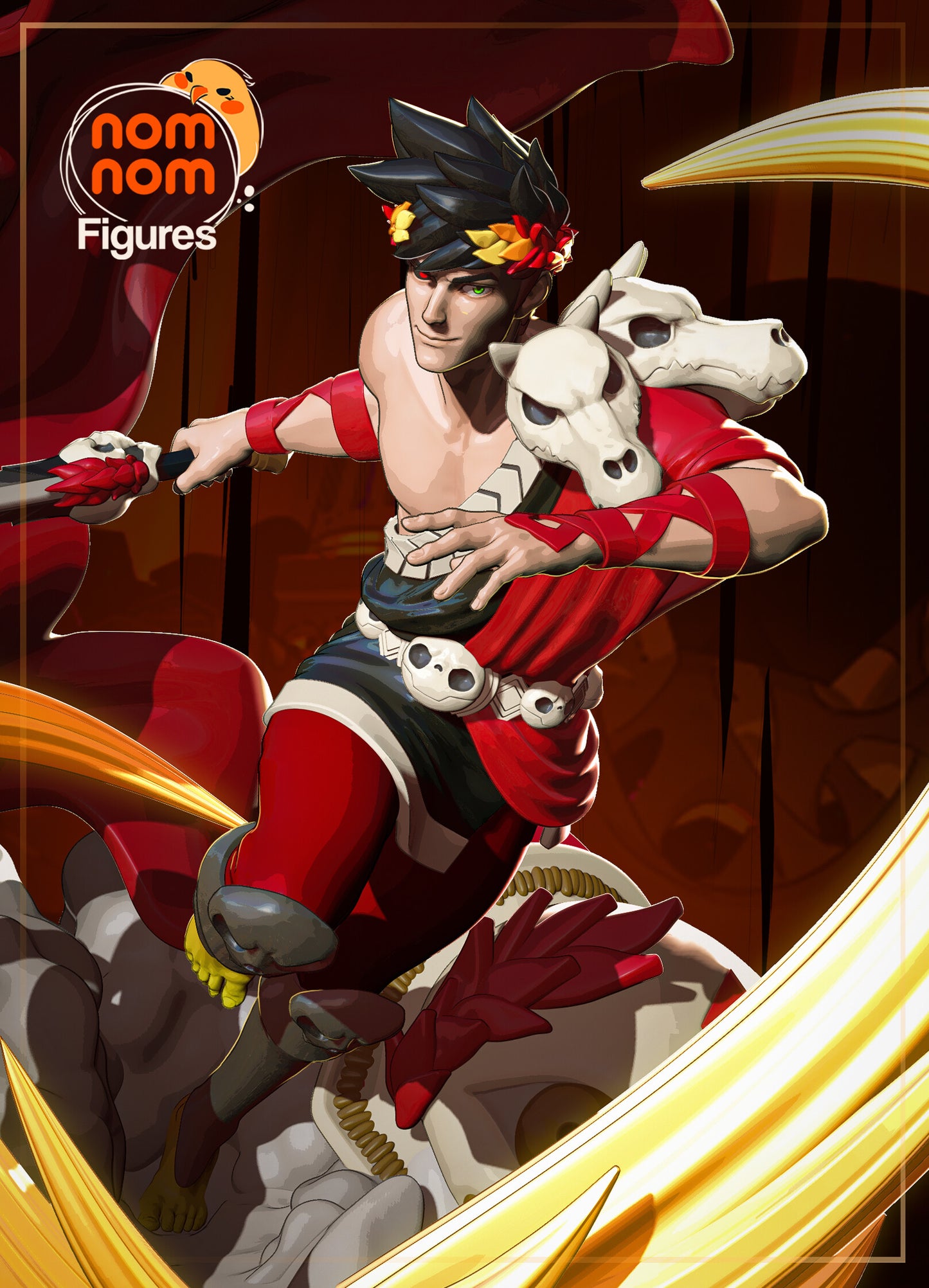 Zagreus - Hades 3D Printed Fanmade Model by Nomnom Figures