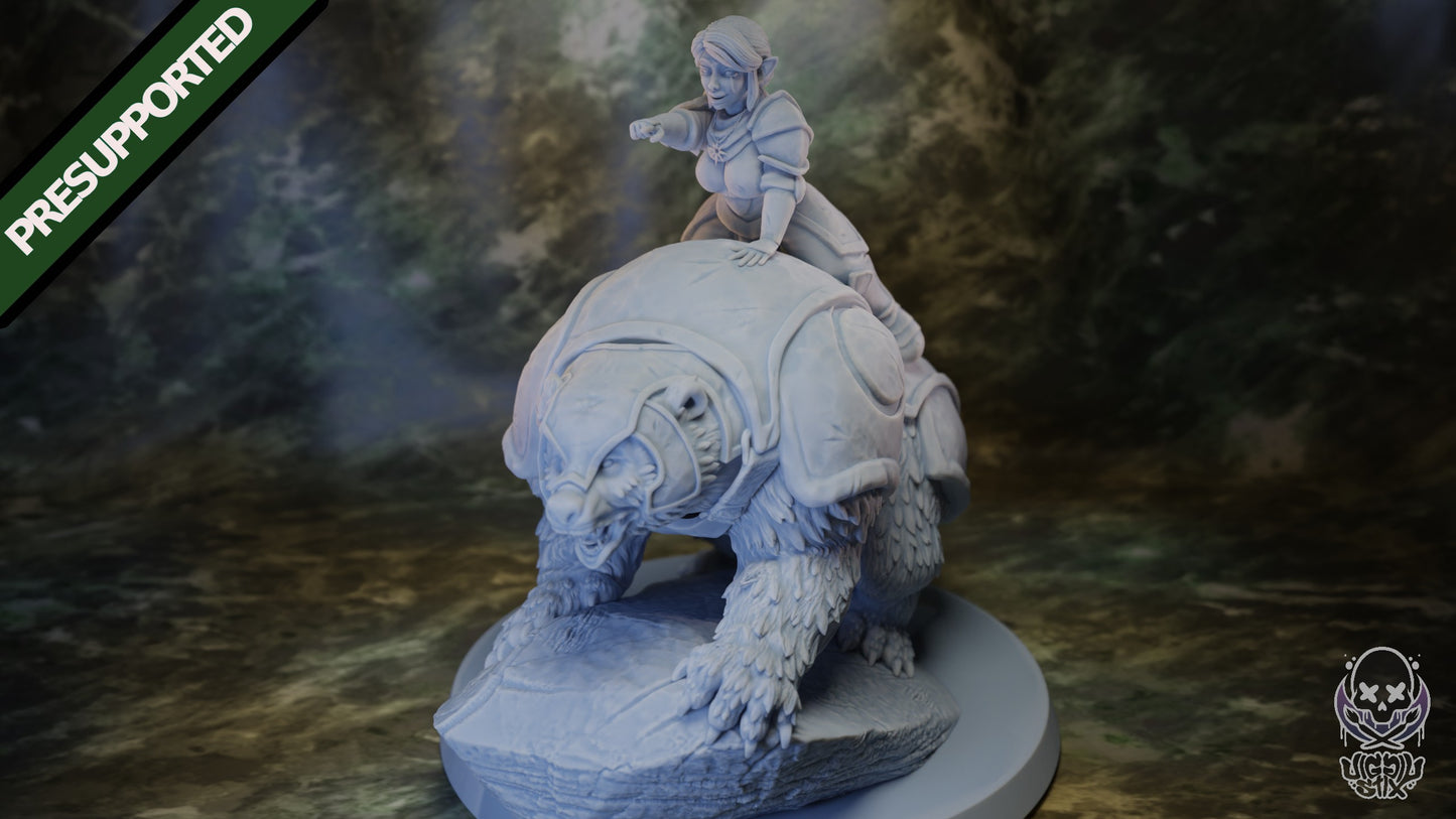 Charging Gnome Paladin Rider By JigglyStix