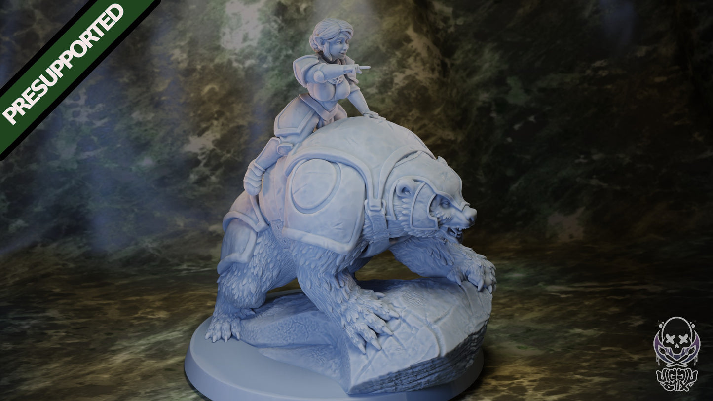 Charging Gnome Paladin Rider By JigglyStix