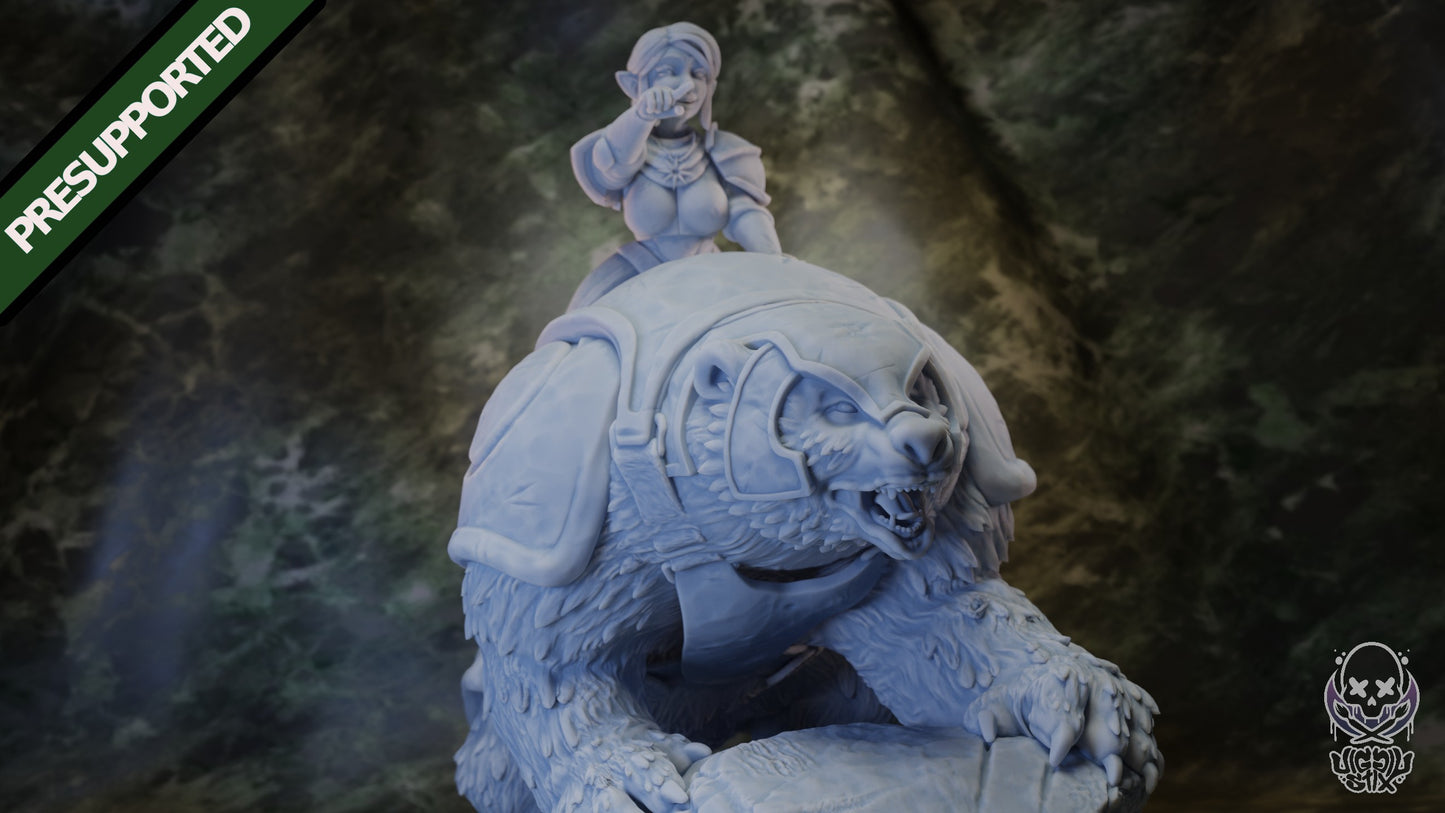 Charging Gnome Paladin Rider By JigglyStix