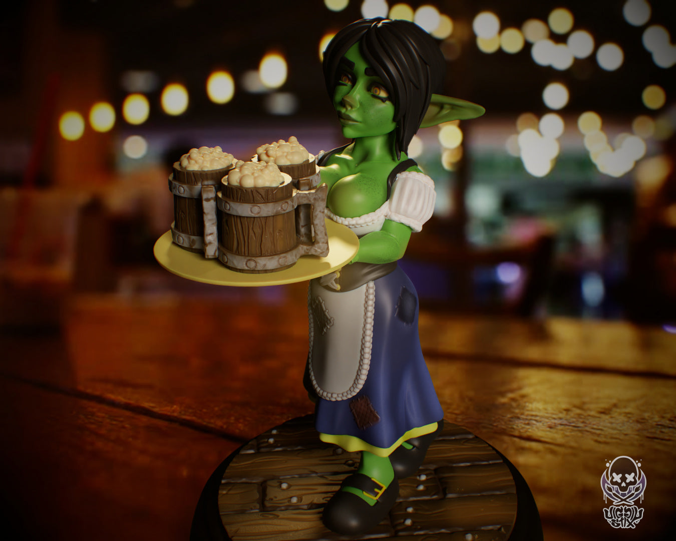 Goblin Waitress By JigglyStix