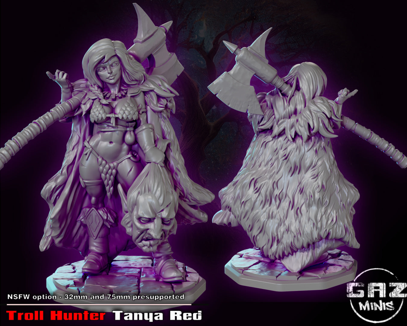Troll Hunter Tanya Red by Gaz Minis