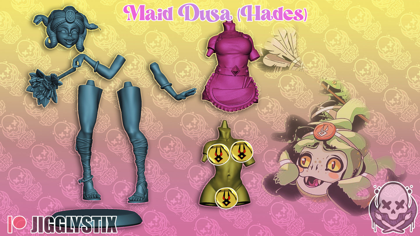 Maid Medusa By JigglyStix