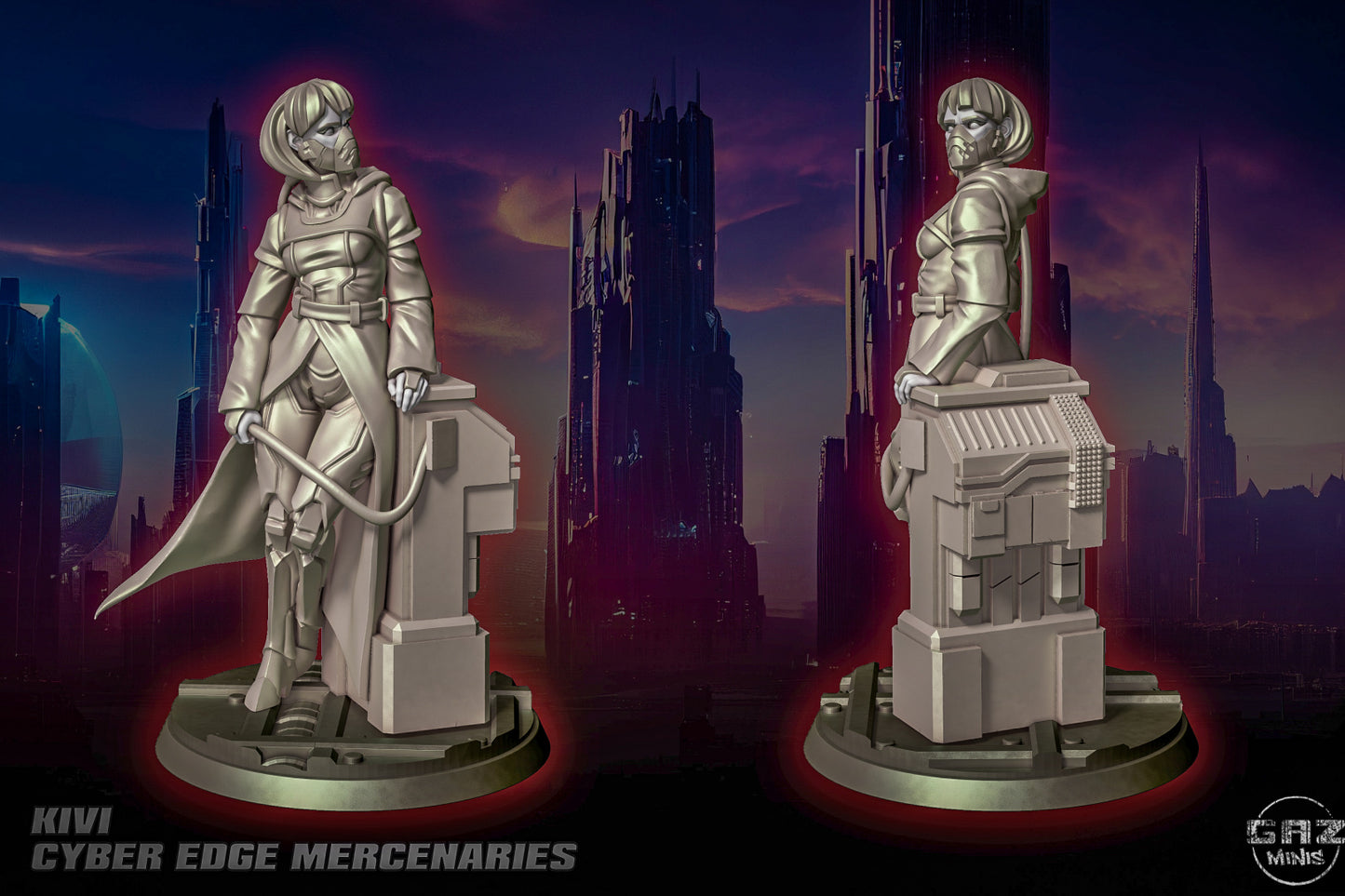 Kivi - Cyber Edge Mercenary by Gaz Minis