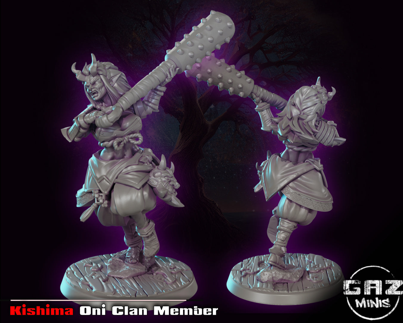 Kishima, Oni Clan Member by Gaz Minis